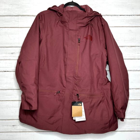North Face Gatekeeper Winter Jacket Wild Ginger Plus Size 2X - Picture 2 of 14